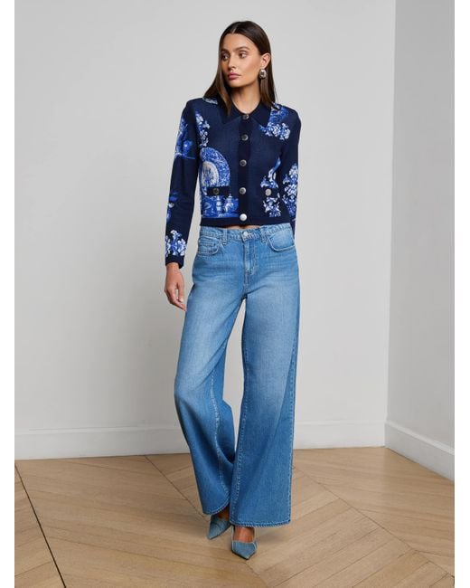 Jean Large Alicent L'Agence en coloris Blue