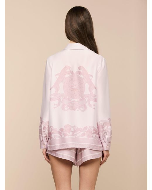 L'Agence Pink Judy Blouse Top