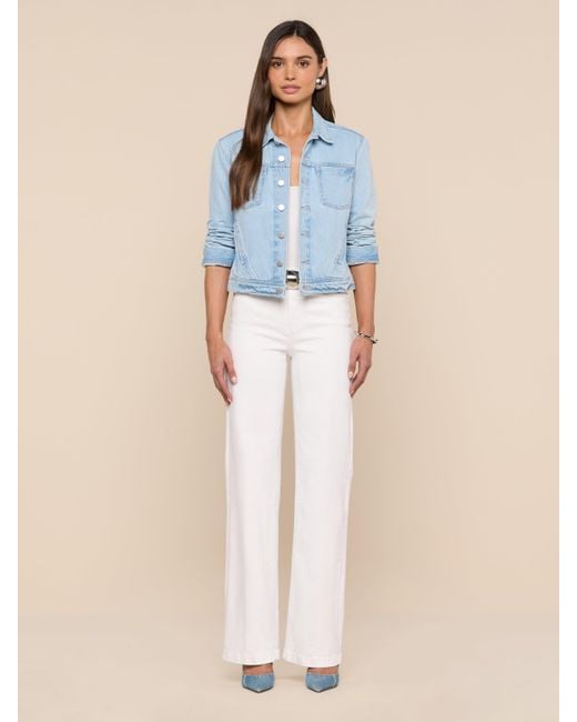 L'Agence Blue Celine Jean Jacket