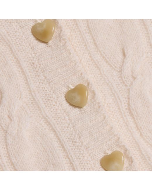 L'Agence Natural 'Agence Airy Cable Knit Sweater