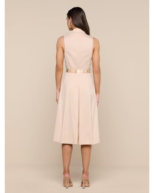 L'Agence Natural Kylo Poplin Shirt Dress