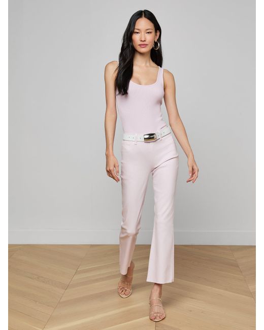 L'Agence Multicolor Nica Scoopneck Bodysuit