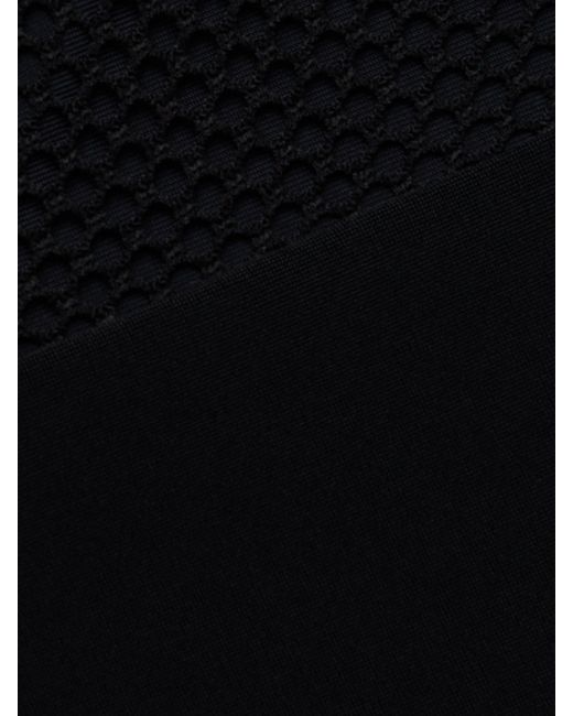 L'Agence Black Anastasia Swim Top