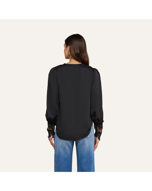 L'Agence Blue Ava Blouse