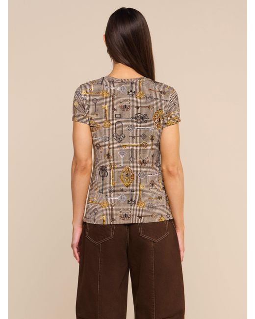 L'Agence Multicolor Ressi Fitted T-Shirt