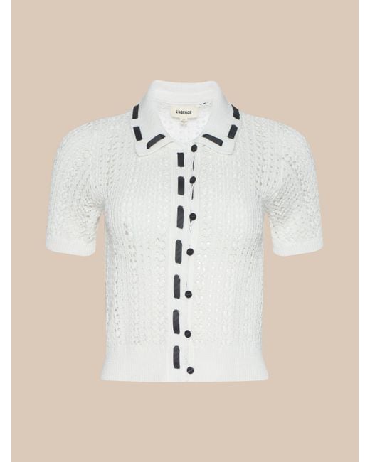 L'Agence Natural Ninette Knit Top