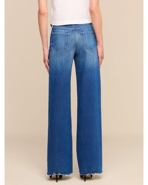 L'Agence Pink Scottie Wide-leg Jean