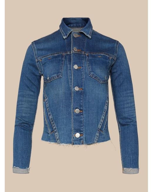 L'Agence Blue Janelle Denim Jacket