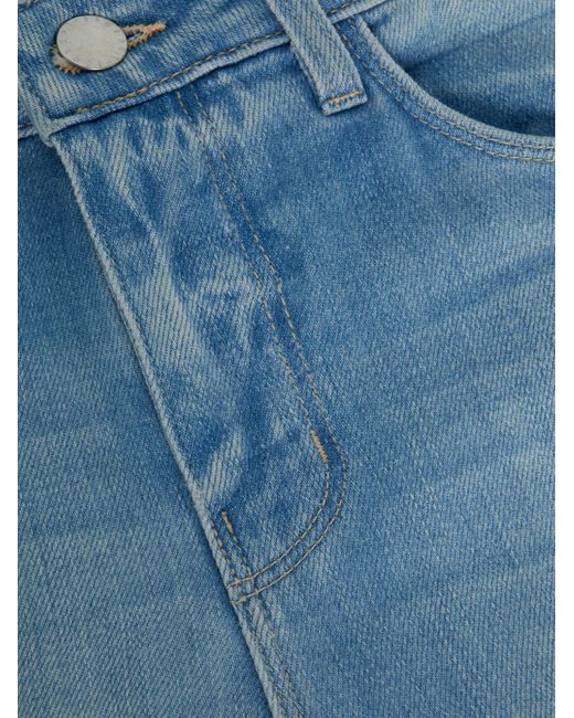 L'Agence Blue Tati Cropped Bootcut Jean