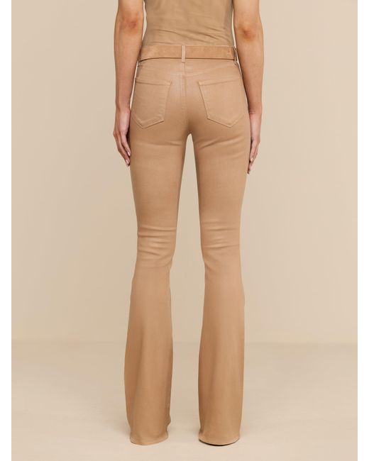L'Agence Natural Marty Coated Flare Jean
