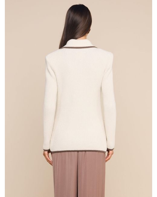 L'Agence Natural Ranch Knit Blazer