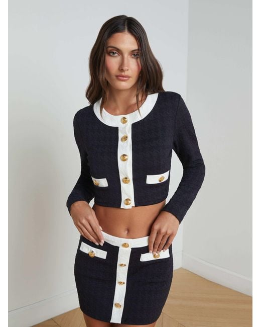 L'Agence Multicolor Adaline Cardigan Cover-Up