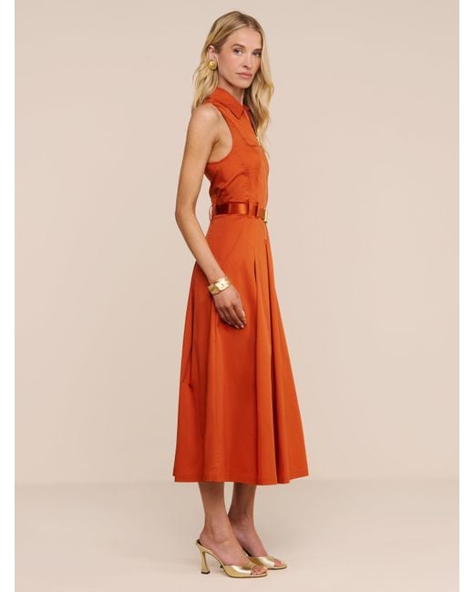 L'Agence Orange Kolton Dress