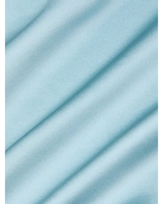 Robe De Soirée En Soie Charmaine, Bleu Pâle L'Agence en coloris Blue