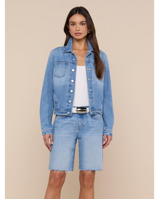 L'Agence Blue Celine Jean Jacket