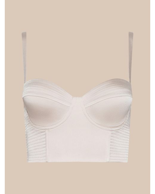 L'Agence Black Nysa Bustier Top