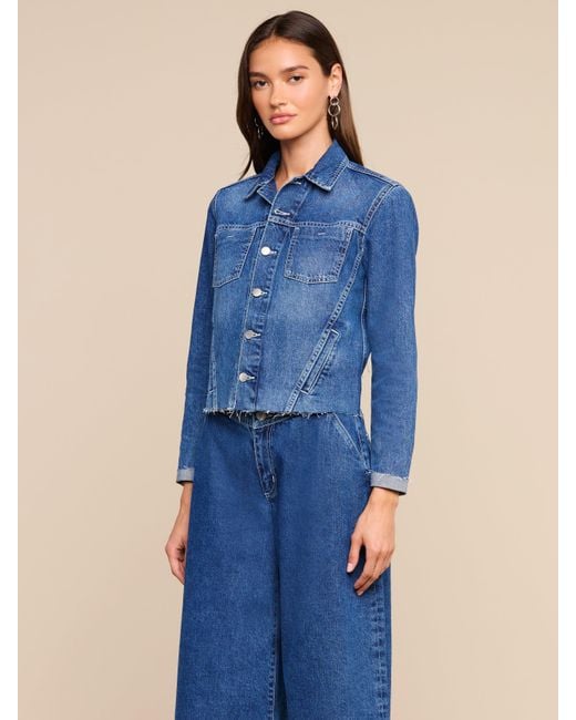 L'Agence Blue Janelle Jean Jacket