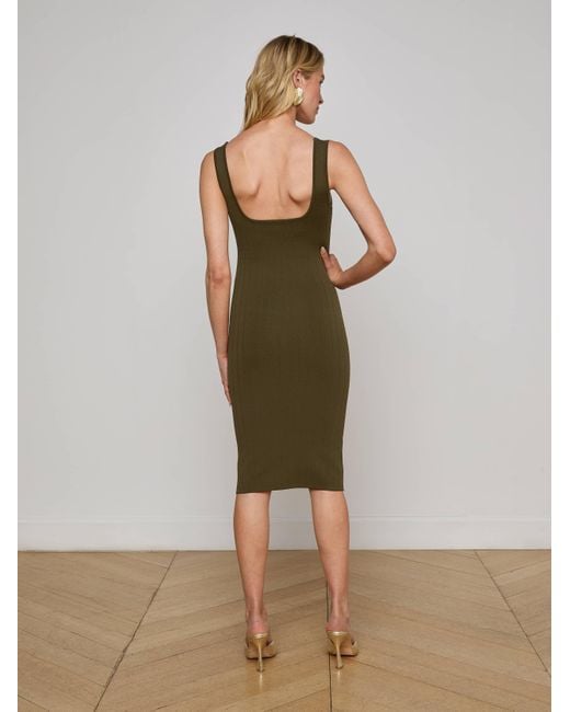 Robe En Maille Soleil, Pin/Doré L'Agence en coloris Multicolor