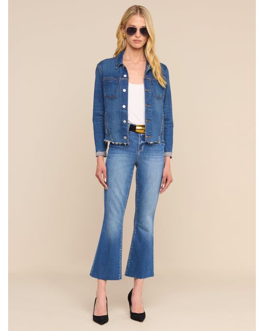 L'Agence Blue Janelle Denim Jacket