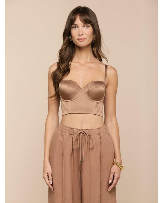 L'Agence Natural Nysa Bustier Top