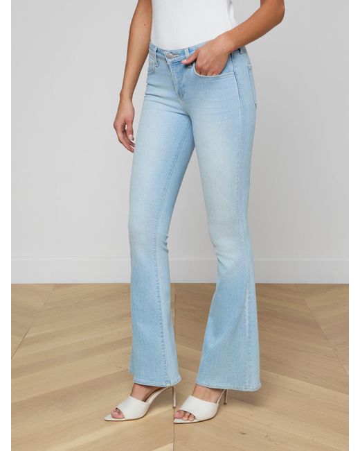 L'Agence Blue Taney Low-Rise Flare Jean