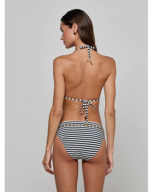 L'Agence Multicolor Kristin Triangle Bikini Top