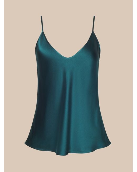 L'Agence Green Lexi Silk Camisole