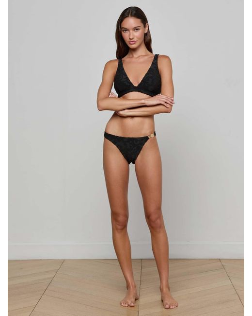 L'Agence Multicolor Jean Bikini Bottom