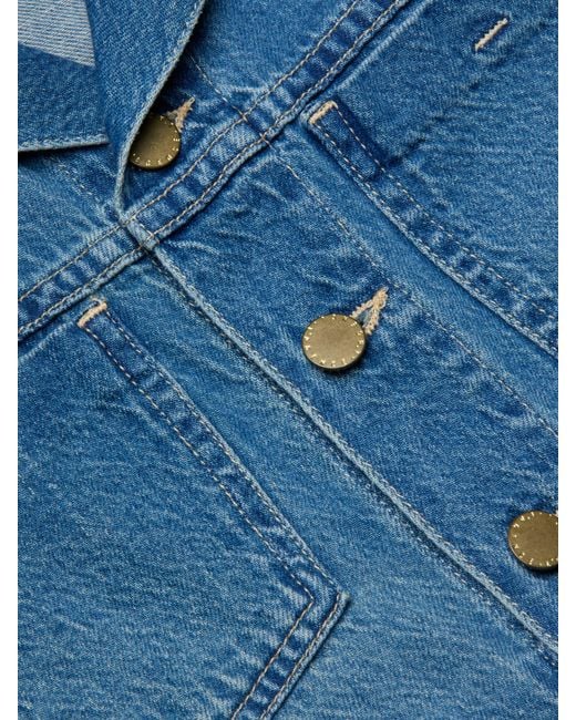 L'Agence Blue Celine Jean Jacket