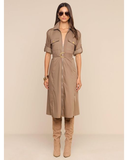 L'Agence Natural Callen Shirt Dress