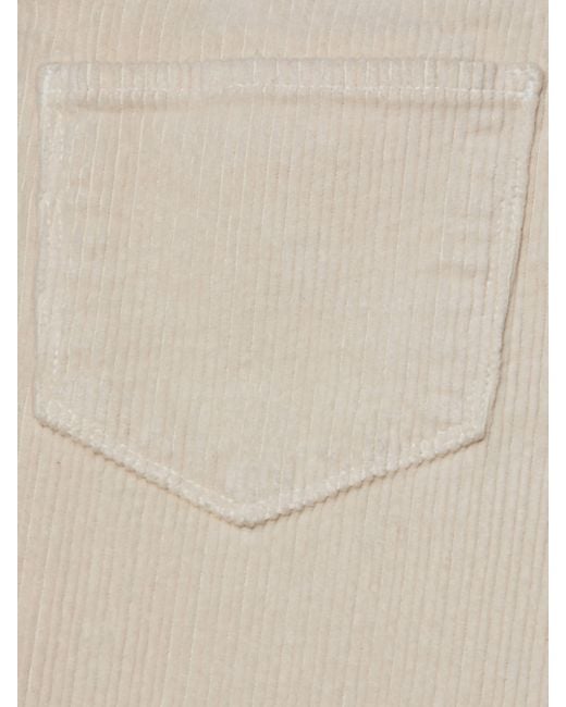 Jean Large En Velours Côtelé Scottie, Vanille L'Agence en coloris Natural