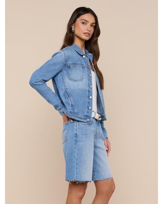 L'Agence Blue Celine Jean Jacket