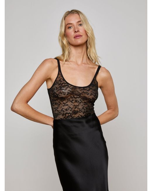 Débardeur En Dentelle Vinka, Noir L'Agence en coloris Black