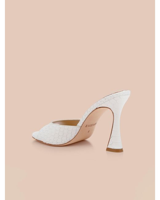 L'Agence Natural Avery Leather Open-Toe Mule