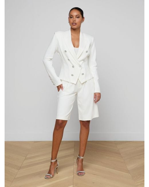 L'Agence White 'Agence Emerson Ponte Blazer