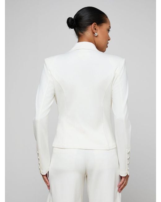 L'Agence White 'Agence Emerson Ponte Blazer