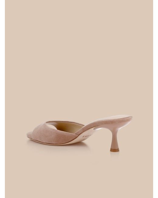 L'Agence Natural Arleen Kitten-Heel Mule