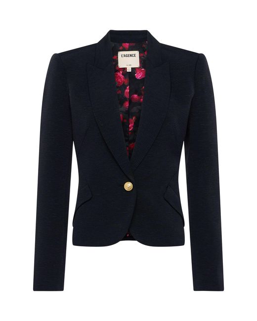 Blazer Jennah, Noir/Rosa Chinensis L'Agence en coloris Red