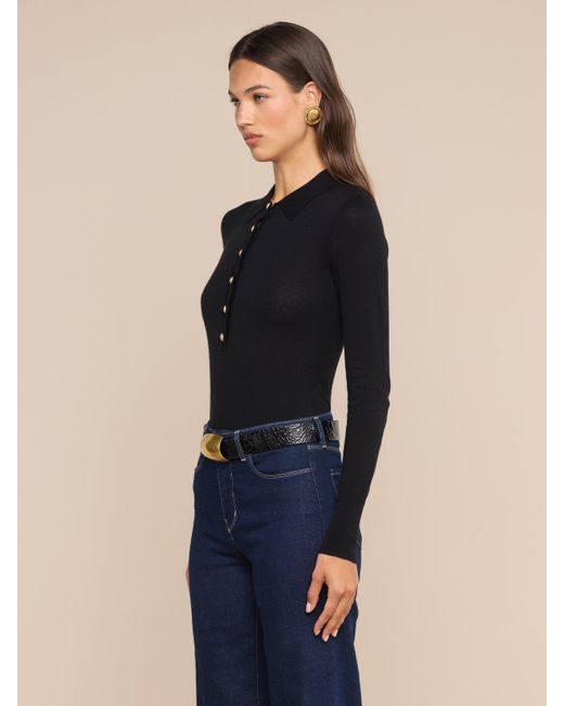 L'Agence Blue Sterling Sweater