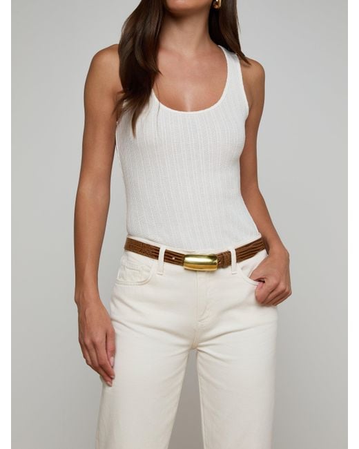 L'Agence Natural 'Agence Marlowe Leather Belt