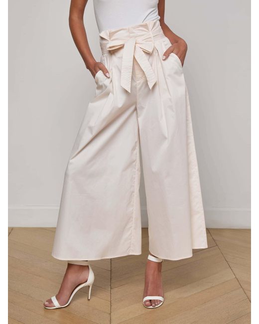 Pantalon Lowen, Blanc Vintage L'Agence en coloris Natural