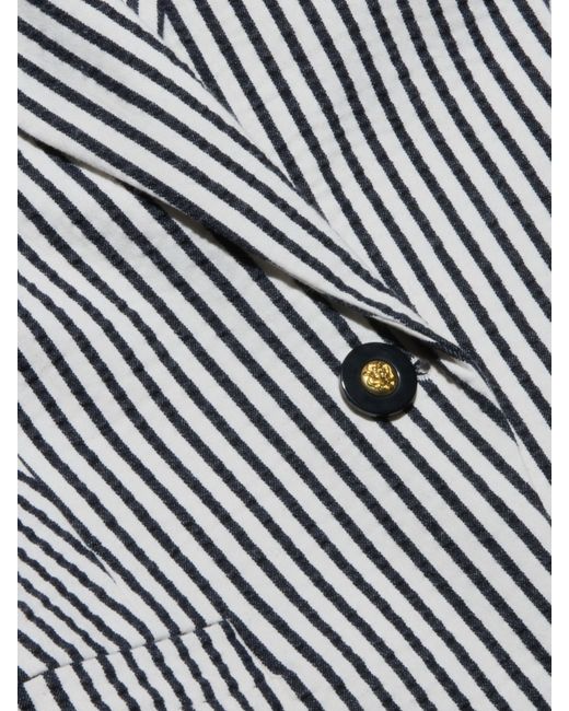 L'Agence Gray Misa Seersucker Blazer