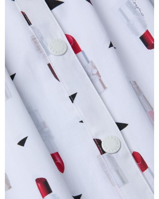 L'Agence Natural Seina Poplin Midi Skirt
