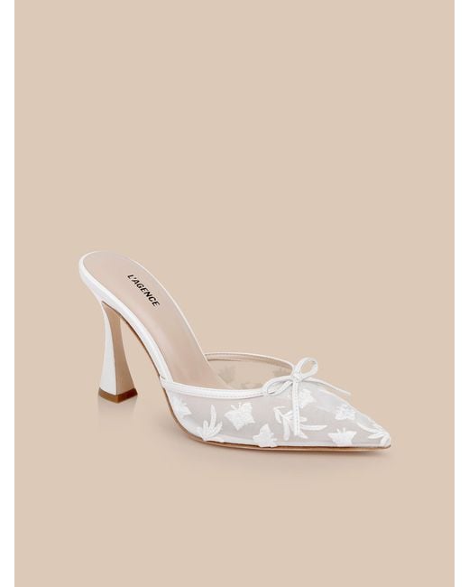 L'Agence White Prasad Mesh Mule