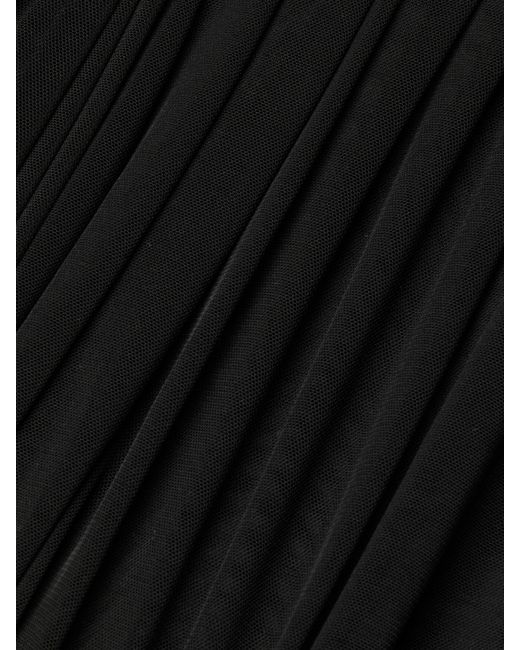 L'Agence Black Poppie Off-The-Shoulder Bodysuit