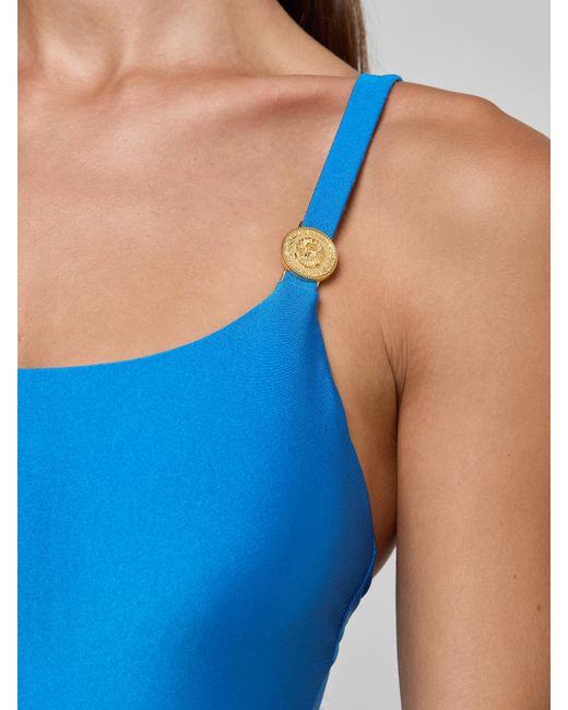 Maillot De Bain Une Pièce Remi, Bleu Capri L'Agence en coloris Blue