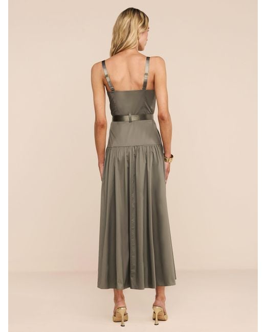 L'Agence Green Rima Dress
