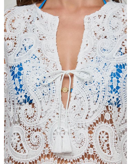 L'Agence White Ansley Cover-Up Dress