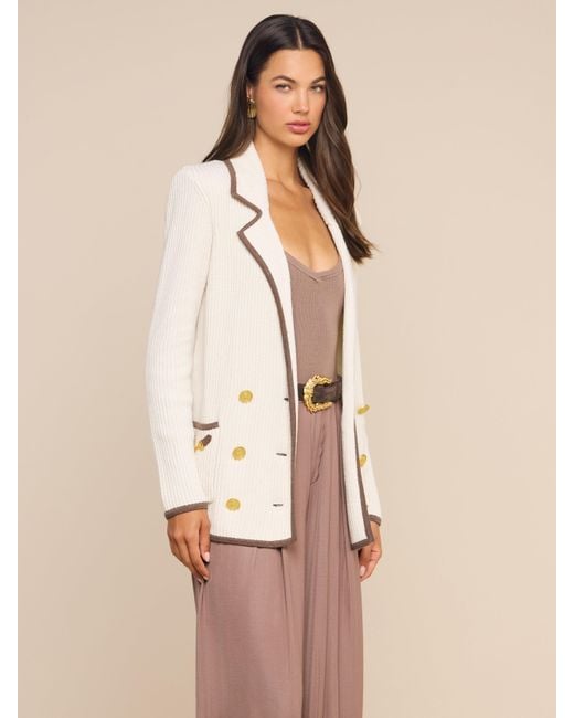 L'Agence Natural Ranch Knit Blazer