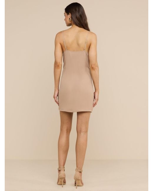 L'Agence Natural Raye Slip Lining Dress